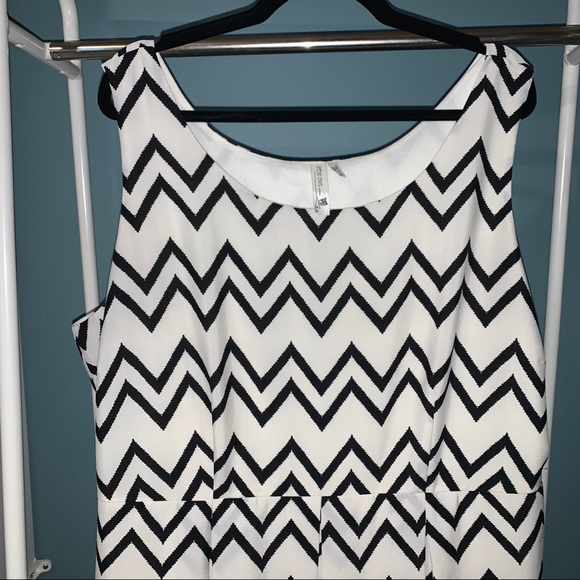 Chevron Striped Dress - Picture 2 of 7